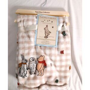 Disney Winnie the Pooh Baby Blanket Plush 30x40 Cozy Newborn Gift